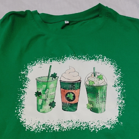 St Partick's Day Irish Drink T-Shirt Size Small Mint Condition Shamrock Shake - Picture 2 of 6